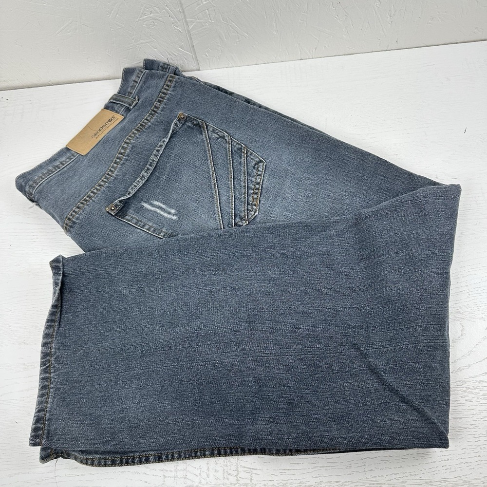 Akademiks Denim‎ Jeans Men's 44x32 (44x30 Actual) Back Pocket Design Distressed